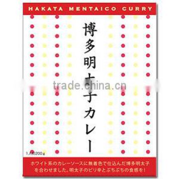 Retort curry sauce from Local kitchen 'Mentaiko' Spicy cod roe (200g) from Fukuoka Prefecture