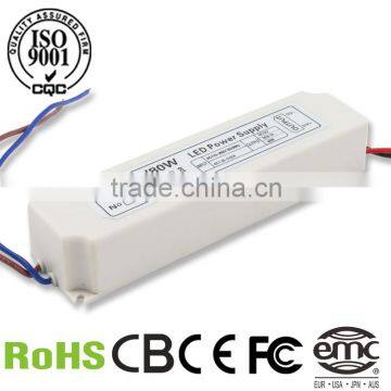 Plastic case 80W 12v voltage switch constant current waterproof ip67 LED power supply