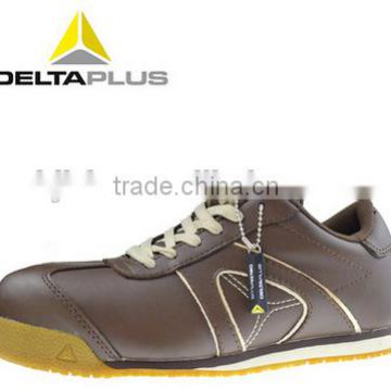 Deltaplus Low-cut full grain leather oxford rubber anti-static safety shoes