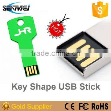 new coming super slim car key shape usb flash drive