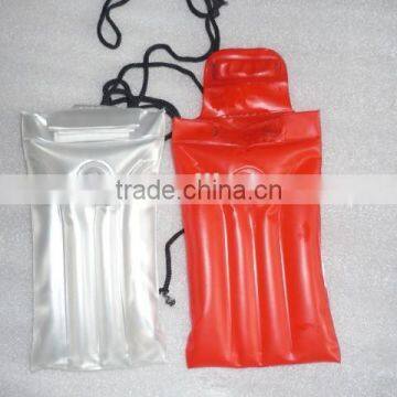 PVC inflatable mobile phone bag