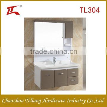 LED light popular style commercial modern bathroom vanity cabinet with mirror