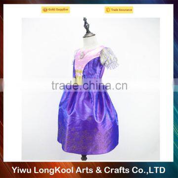 Latest Fashion Party Dress for Kids Purple Princess Tutu Dress photo-2