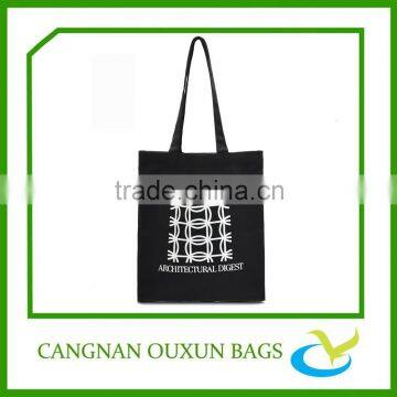 Promotion recycle cotton bag black