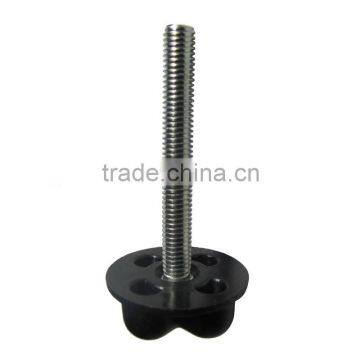 1.5Dia.M8 Furniture plastic Tee Bolt,cabinet/bed leg