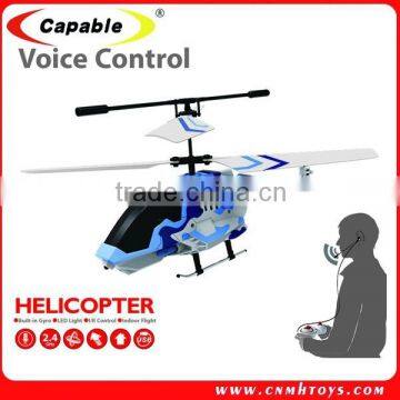 High quality 3 Channel RC toys voice control shooter helicopter