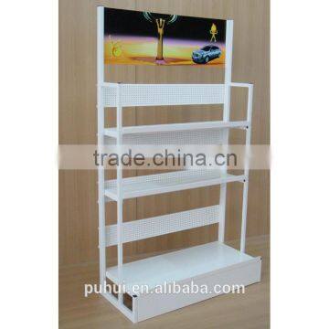 high quality strong 3 tier metal lubricant display stand with great price