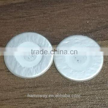 breathable permeable film vented liner for chemical and medicine bottle