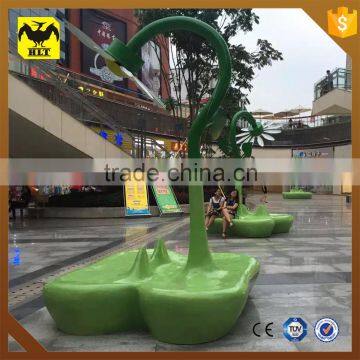 HLT theme park fiberglass bench outdoor