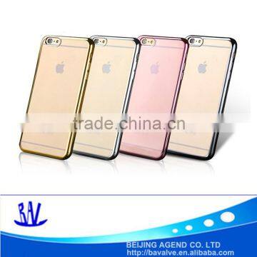 Bumper rim back cover mobile phone case for iphone 6s