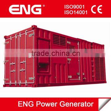 1000kw power generator with Cummins diesel engine silent/soundproof Container type