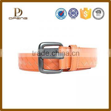 OEM 2015 new fashion leahter metal men belt