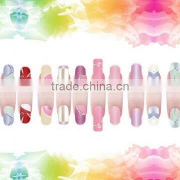 2015 shenzhen Hot Promotional Custom Logo Printing Nail Sticker with factory price