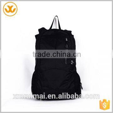 Custom china black fashion design backpack for student