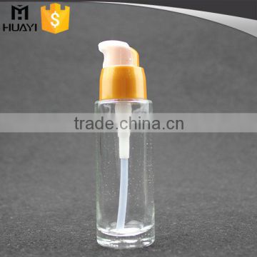 100ml glass lotion pump bottle for skin care