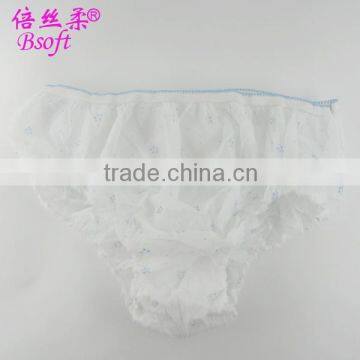 Disposable nonwoven Underwear with pringting for women