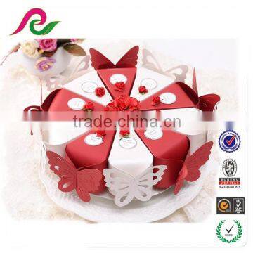 New product wedding butterfly joint paper box