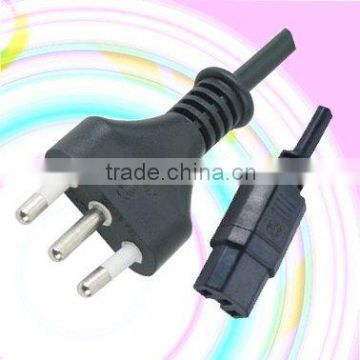 16A electric power cord italy plug to IEC C19 ends