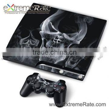 The Darkness Skull Case Skin Stickers For PS3 Slim Console Controller Decal
