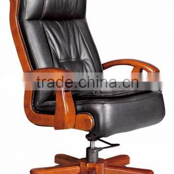 China supplier black leather meeting room chair for sale (FOH-A76)