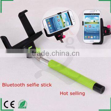 Shenzhen factory hot bluetooth selfie stick monopod for smartphone iphone 6 6 plus samsung galaxy s5 s6