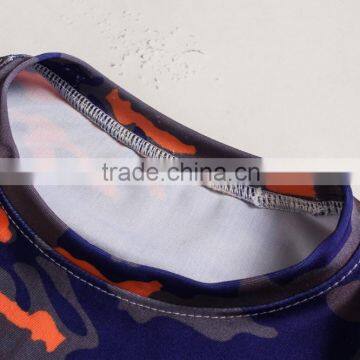 Bulk Buy Clothing Women's Camouflage Clothing Compression Sports t Shirt Stretch Polyester & Spandex Dry Fit T-shirt photo-5