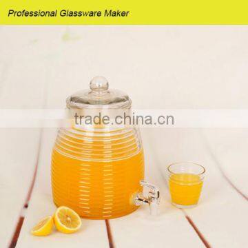 hot sale clear glass dispenser