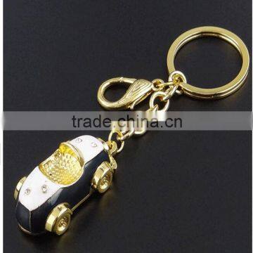 Cute Car Shape Metal Keychain photo-5
