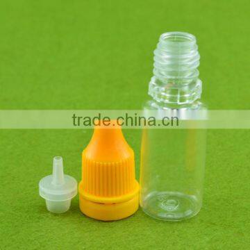 tamperproof cap transparent pet plastic e liquid dropper bottle 10ml                        
                                                                                Supplier's Choice