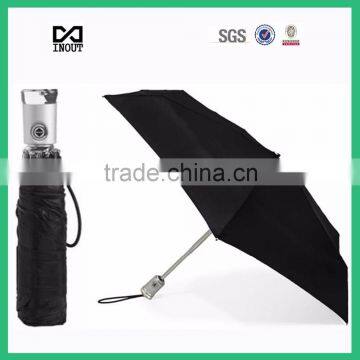 auto open close Metal ribs small promotional 6 panel 5 fold mini umbrella