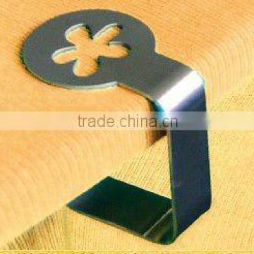 flower shape metal tablecloth clips