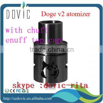 Huge vapor and holes doge v2 atomizer hot sale doge v2 in stock