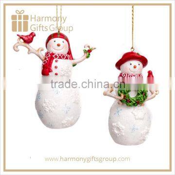 Resin Outdoor Christmas Snowman Statues