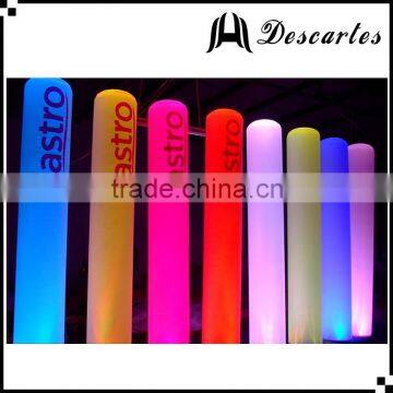 Christmas lighting inflatable cone/tube, decorative pillars and columns for advertising