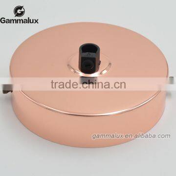 Industrial Ceiling Rose,Different holes,Rose gold Color,High Quality Canopy