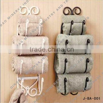 Iron towel rack