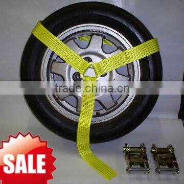 3000KG CE&GS factory supply car towing belt car towing rope car safety belt