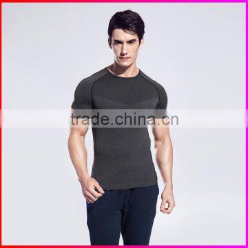 2016 New Style Tennis Clothes Sport T-shirt , Men Slimming Body Shaper, Men Sports Wear photo-3