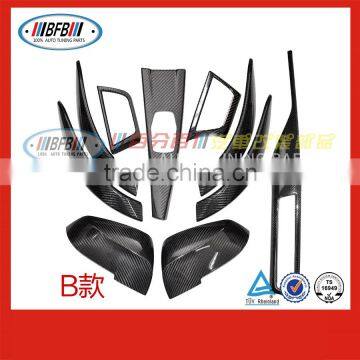 2015 2016 FOR BMW F30 B Style 3 series carbon auto interior trims with mirror cover