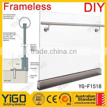 Stronger Aluminum Balcony Glass Handrail photo-3