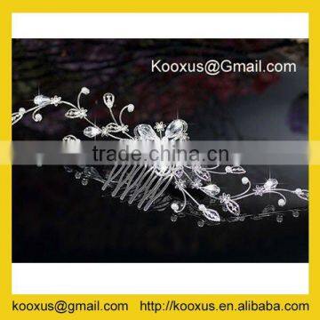 High quality rhinestone hair accessories made in China