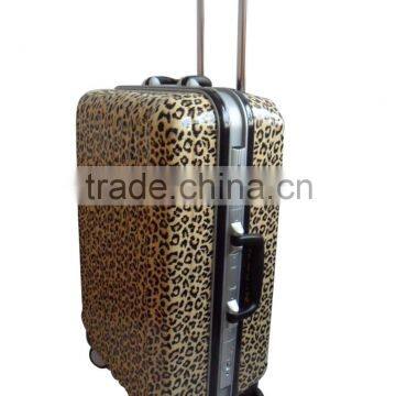 2015 Zhejiang Factury High-grade Configuration Leopard Print Luggage Sets, 3Pcs Hardcase Fashionable PC Trolley Case photo-4