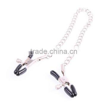 Heathful Lesbian Sex Toys Stainless Steel Metal Massage, Gay Labia Clip and Long Nipple Clamps photo-2