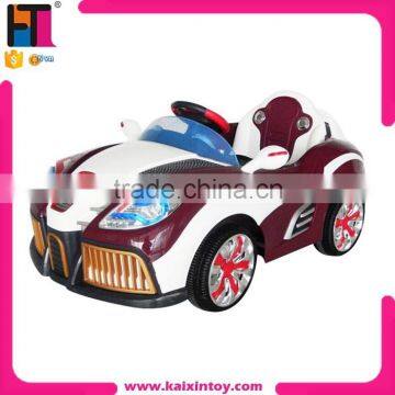 Fahion design plastic 2.4G remote control kid ride on car