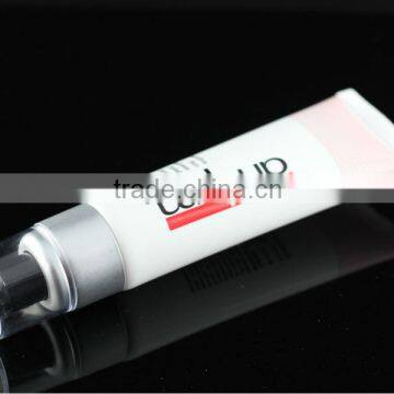 plastic body lotion cosmetic tube with pump sprayer