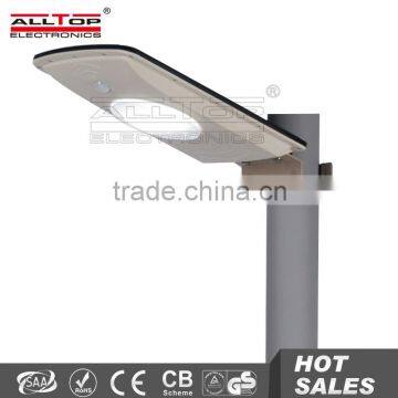 IP65 waterproof high power integrated 6w solar street light lamp