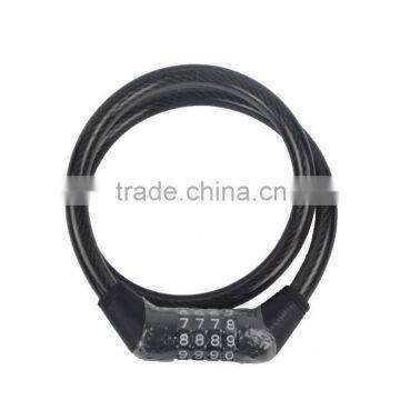 Hot Selling Good Quality Anti-theft Bicycle Cable Lock Spiral Lock
