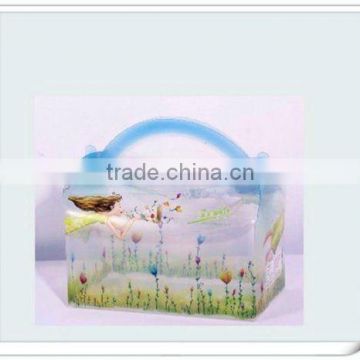 custom clear plastic cake box packaging