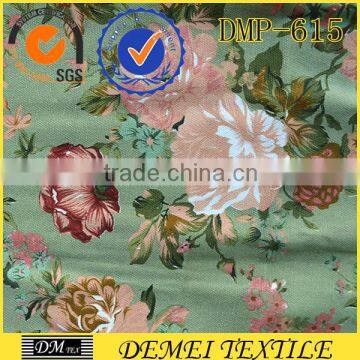 tree print fabric polyester cotton canvas