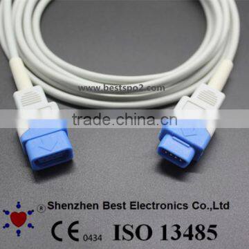 GE TruSignal SpO2 Adapter Cable DB9>>DB9 Trusignal Sensor 2.4m